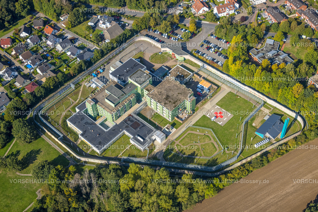 Froendenberg220901204 | Luftbild, Justizvollzugskrankenhaus NRW, Fröndenberg/Ruhr, Nordrhein-Westfalen, Deutschland