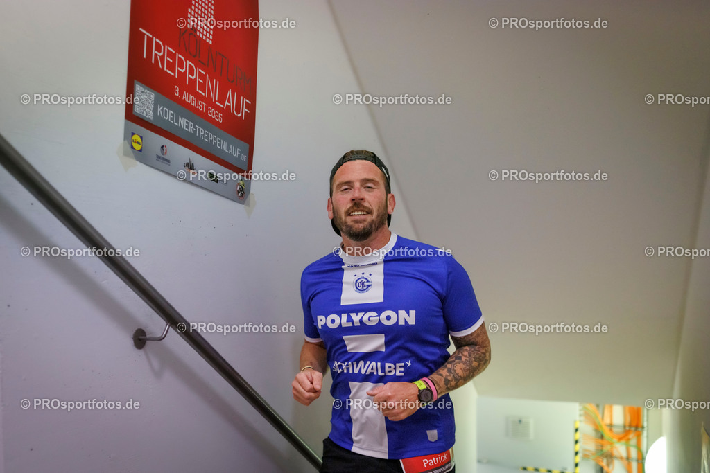 KölnTurm Treppenlauf; Köln, 03.08.2025 | Impressionen vom KölnTurm Treppenlauf am 03.08.2025 in Köln (Nordrhein-Westfalen). 