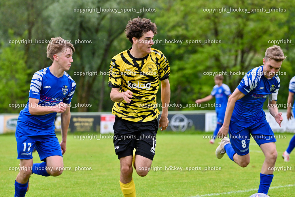 SV Wernberg vs. FC Faakersee | #17 Sandro Christopher Matschek SV Wernberg, #16 Tobias Felix Waldner FC Faakersee, #8 Christian Ulbing SV Wernberg, SV Wernberg vs. FC Faakersee, SV Wernberg vs. FC Faakersee am 01.06.2024 in Wernberg (Sportplatz Wernberg), Austria, (Photo by Bernd Stefan)
