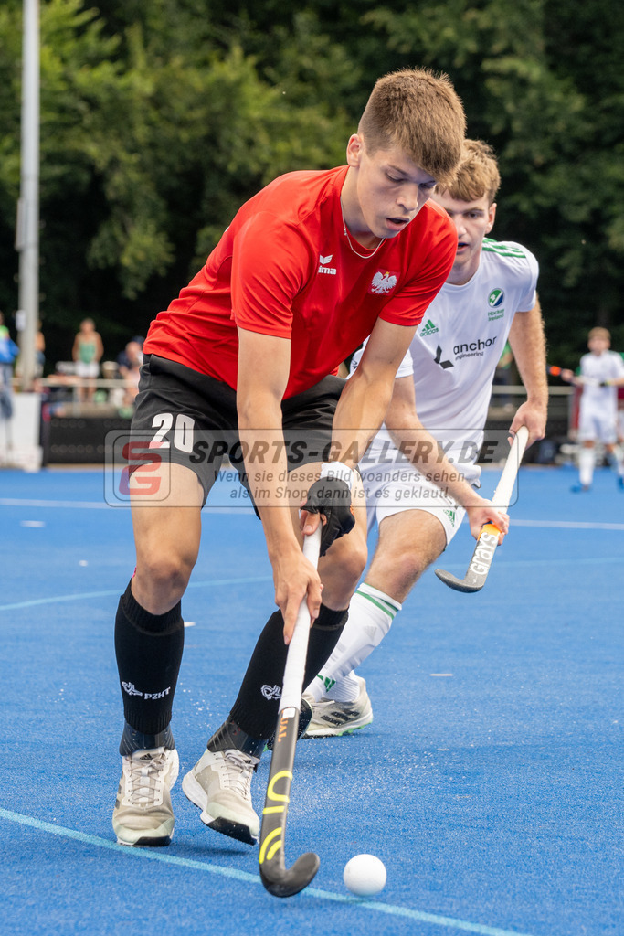 SFE_20230715_0038 | EuroHockey EM U18 Boys Ireland vs Poland am 15.07.2023 in Krefeld (Gerd-Wellen-Hockeyanlage), Photo: Stephan Fehrmann 2023 (Sports-Gallery)