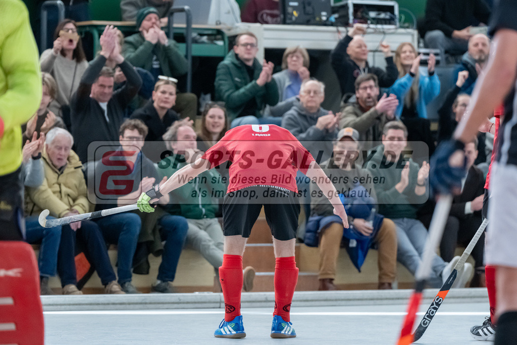 HK_20250202_102350 | 2. Bundesliga Halle Herren Club Raffelberg - Schwarz Weiss Köln am 2.2.2025 Halle am Raffelberg, Duisburg ,