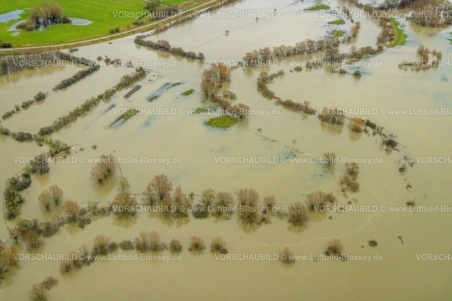 Luenen231204666Lippe | Luftbild vom Hochwasser der Lippe, Weihnachtshochwasser 2023, Fluss Lippe tritt nach starken Regenfällen über die Ufer, Überschwemmungsgebiet Flussmäander Naturschutzgebiet Lippeaue von Lünen bis Schleuse Horst, Alstedde, Lünen, Ruhrgebiet, Nordrhein-Westfalen, Deutschland