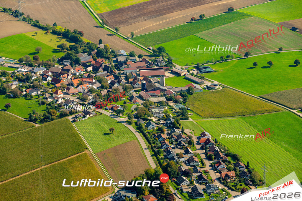 Schrägluftbild  Feßbach  Kupferzell - Das Luftbild wurde 2025 vom UL-Flugzeug heraus erstellt ( keine Drohne ) - Hochauflösende Luftaufnahme -Nicht vergleichbar mit Google Maps oder Satelittenbilder- Die Geschenkidee !Mit Lizenz und Bildrechte bestellbar