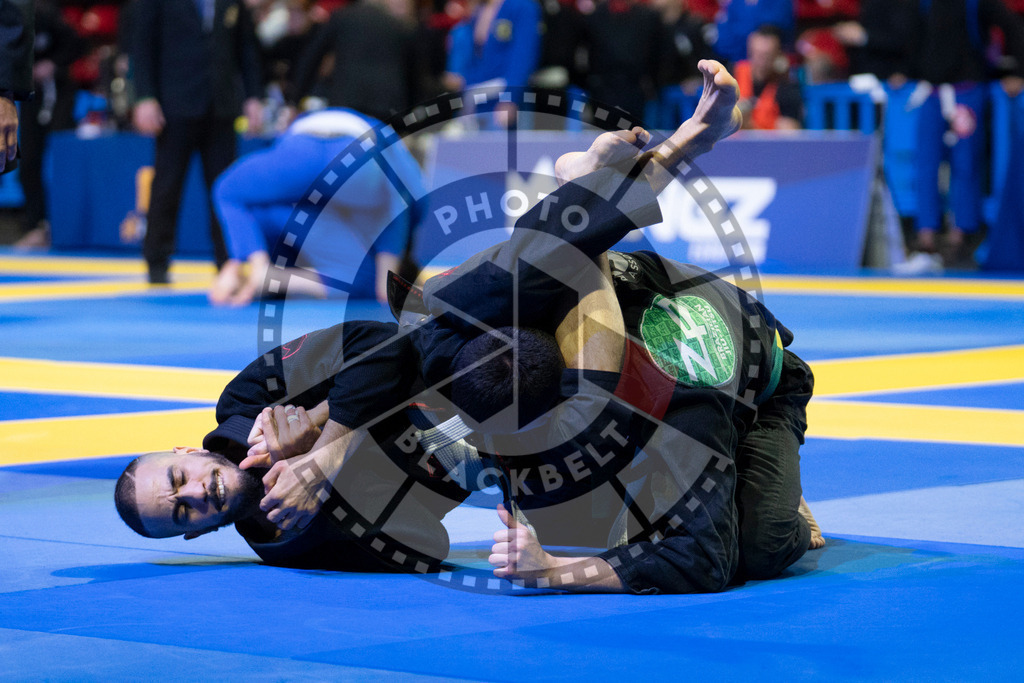 20240119PBB1033 | Fighters compete during the IBJJF European Championship in Paris, France, on January 19, 2024.