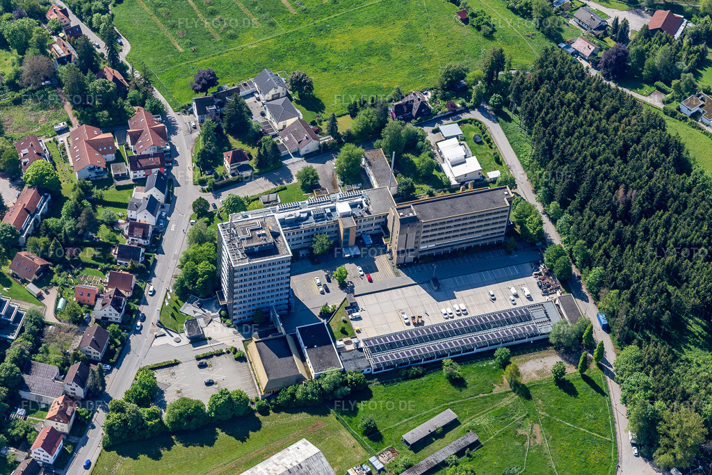 Luftbild: Jobcenter Landkreis Rottweil im Ortsteil Altstadt in Rottweil im Bundesland Baden-Württemberg in Deutschland. Foto: IMG_114478.jpg vom 30.05.2019 durch Werner Riehm/FLY-FOTO.de