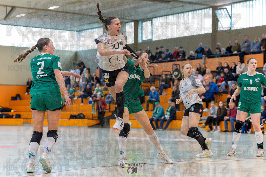 Jugendbundesliga wJA, Pokalrunde, HSG Kleenheim/Langgöns - Frisch Auf Göppingen | Jugendbundesliga wJA, Pokalrunde, HSG Kleenheim/Langgöns - Frisch Auf Göppingen am 28.02.2026 in Oberkleen (Weidig-Halle)Photo © 2026 - Jörg Heinrich - Realisiert mit Pictrs.com