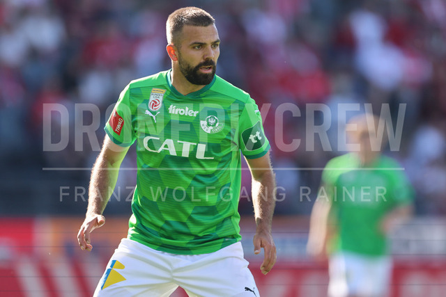 Grazer AK 1902 vs WSG Tirol – Austrian Bundesliga | Graz, Austria, 02.MAY.26 - SOCCER - ADMIRAL Bundesliga, Qualification Group, Grazer AK 1902 vs WSG Tirol. The image shows Lukas Hinterseer (WSG Tirol).