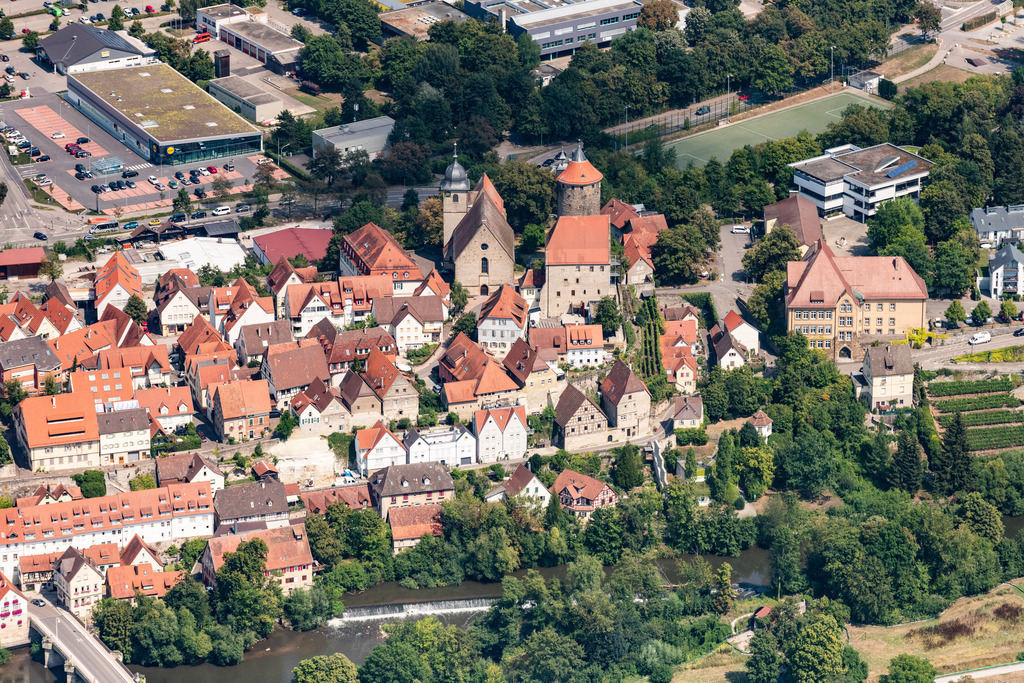 dr__0015742.jpg | BESIGHEIM 03.08.2018 Altstadtbereich und Innenstadtzentrum in Besigheim im Bundesland Baden-Württemberg, Deutschland. // Old Town area and city center in Besigheim in the state Baden-Wurttemberg, Germany. Foto: Daniel Reiter