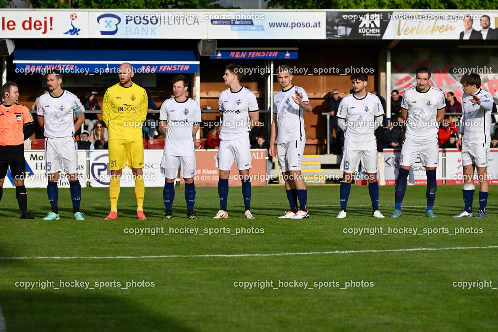 SAK vs. ATUS Velden 19.4.2024 | ATUS Velden Mannschaft, SAK vs. ATUS Velden 19.4.2024, SAK vs. ATUS Velden am 19.04.2024 in Klagenfurt (Sportpark Welzenegg), Austria, (Photo by Bernd Stefan)