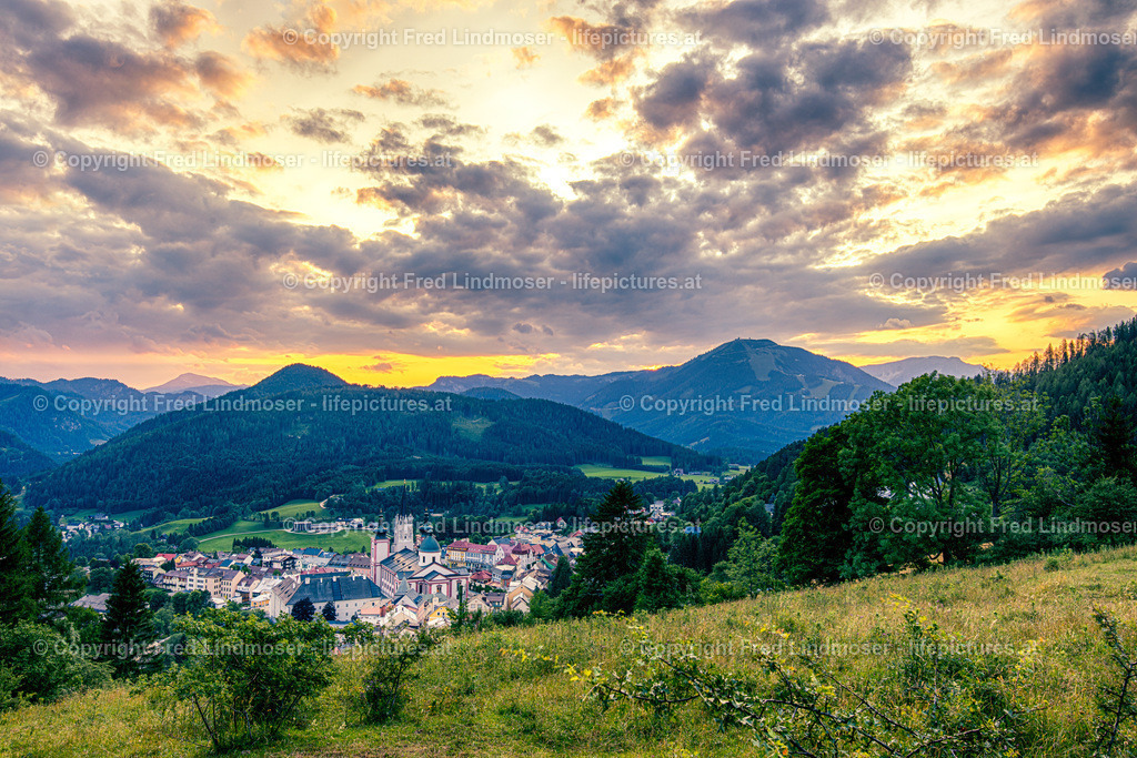 Sonnenuntergang Mariazell HDR- | Fotos und Fotoprodukte - Realisiert mit Pictrs.com