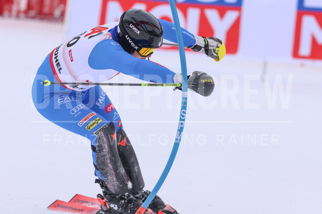 Audi FIS Ski World Cup: Men’s Slalom – Hahnenkamm Race, Kitzbuehel | Kitzbuehel, Austria, 25.Jan.26 - Alpine Skiing - FIS World Cup, Hahnenkamm Race, Slalom, men. The image shows SACCARDI Tommaso (ITA, Nordica).
