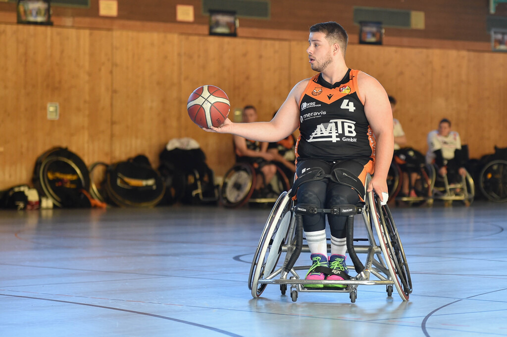 2024-10-26-0486 | RSKV Tuebingen vs. Hannover United 2, Rollstuhlbasketball, 2. Bundesliga Sued, 3. Spieltag, Saison 2024/2025, 26.10.2024, Foto: Ralph Kunze - Realisiert mit Pictrs.com