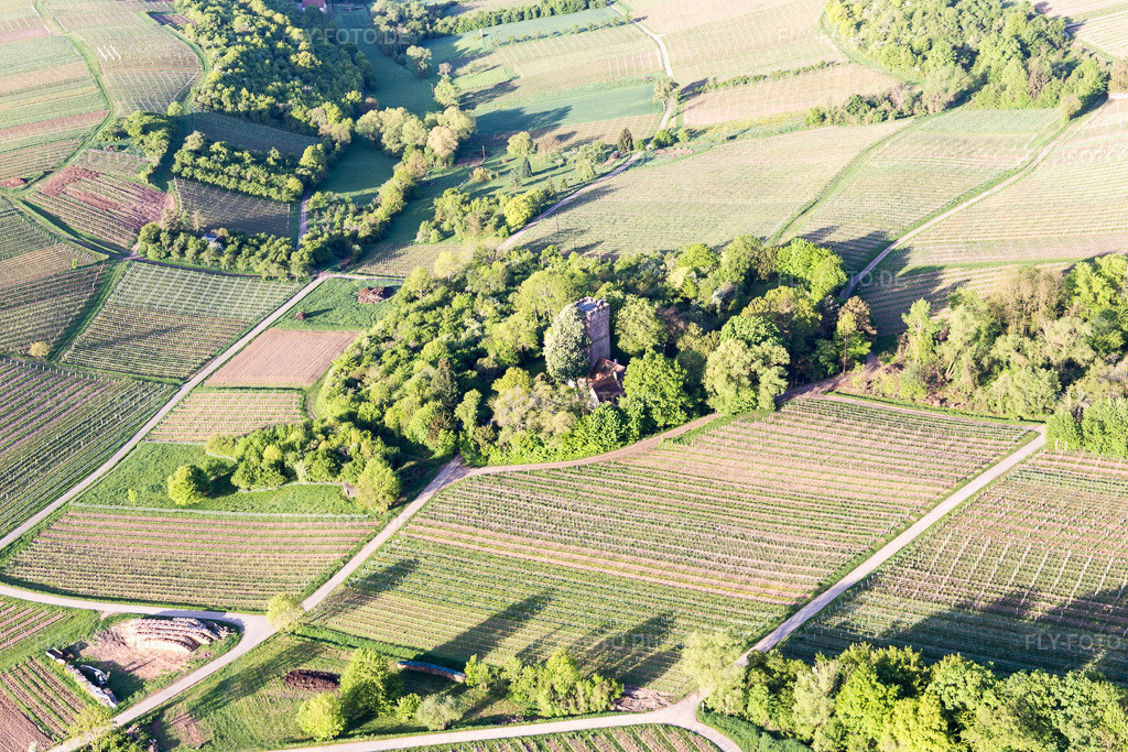 Luftbild: Chateau Saint Paul auf dem Sonnenberg in Wissembourg im Bundesland Bas-Rhin in Frankreich. Foto: IMG_107008.jpg vom 27.04.2018 durch Werner Riehm/FLY-FOTO.de