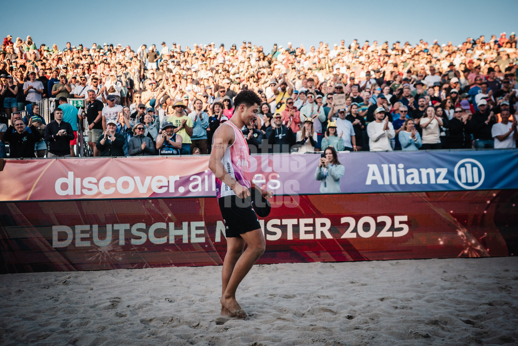 Beachvolleyball | Männer | Finale | Deutsche Meisterschaften 2025 Timmendorfer Strand | 07.09.2025 | Sven Winter wird Deutscher Meister