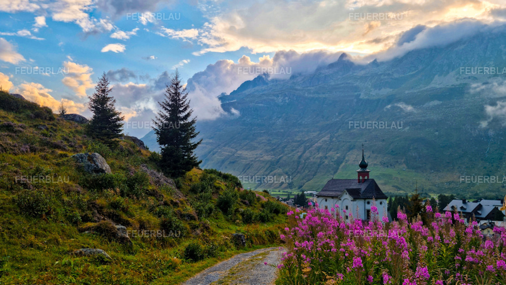 Andermatt | FEUERBLAU | Fineart - Realisiert mit Pictrs.com