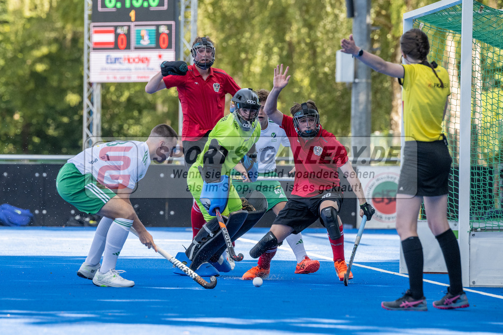 SFE_20230708_0021 | EuroHockey EM U18 Boys Austria vs Ireland am 08.07.2023 in Krefeld (Gerd-Wellen-Hockeyanlage), Photo: Stephan Fehrmann 2023 (Sports-Gallery)