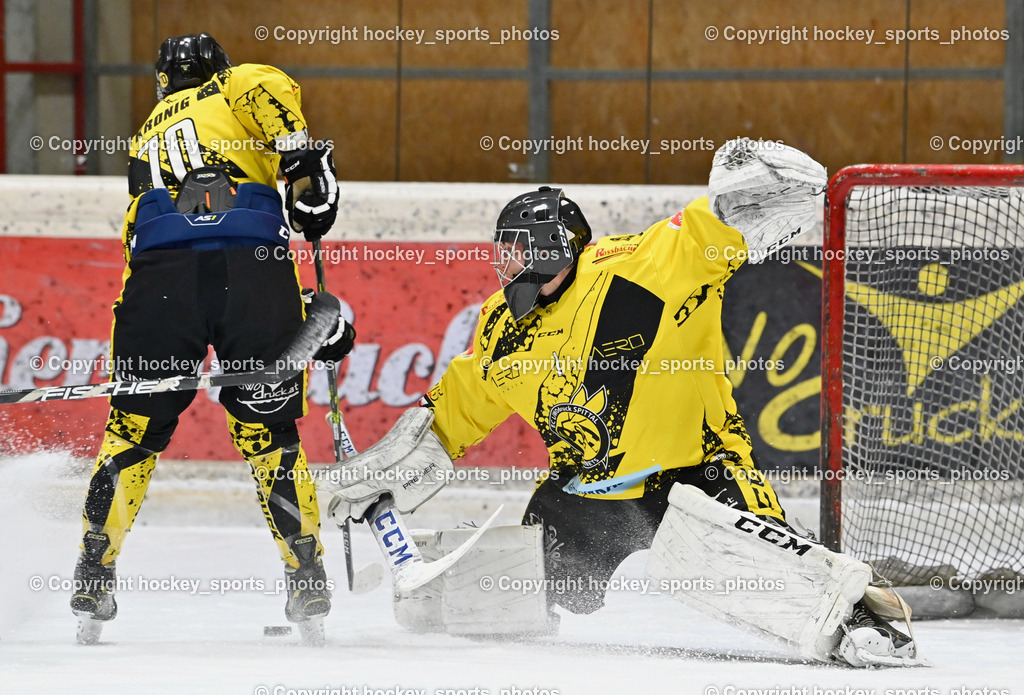 EC Spittal Hornets vs. ESC Steindorf 7.12.2022 | #1 Zauchner Rene, #70 Kronig Daniel