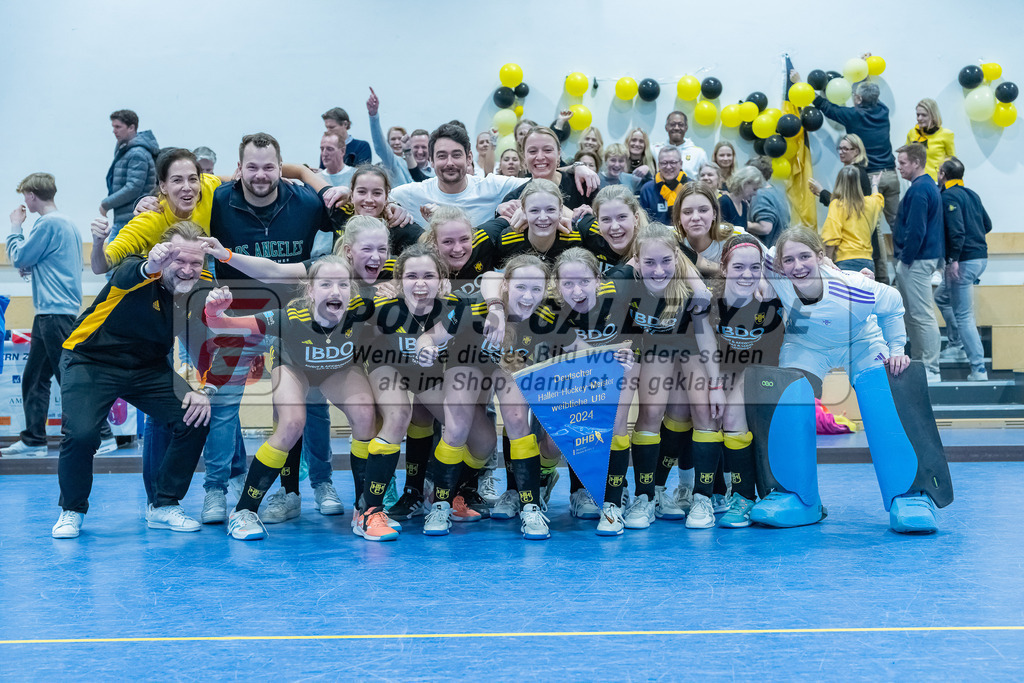 HK_20240303_109476 | Finale und Ehrungen Deutsche Meisterschaft WU16 am 3.3.2024 Hallo DHC, Düsseldorf ,