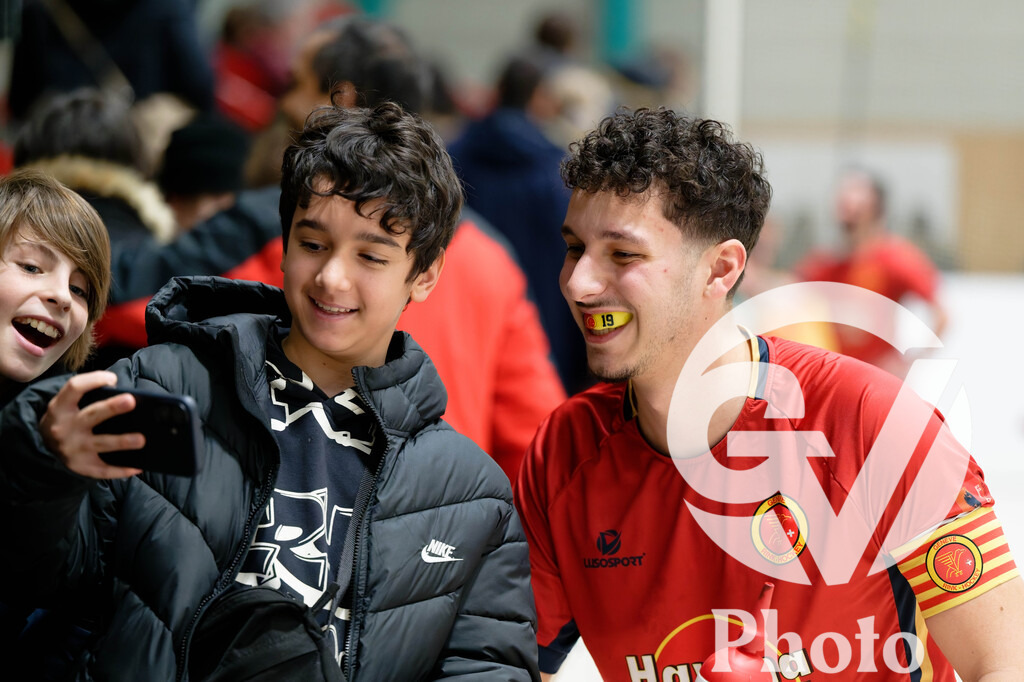 LNA  - Geneve RHC v RHC Diessbach  |  during the LNA  match between Geneve RHC and RHC Diessbach  at Centre sportif de la queue d'arve in Geneve, Switzerland