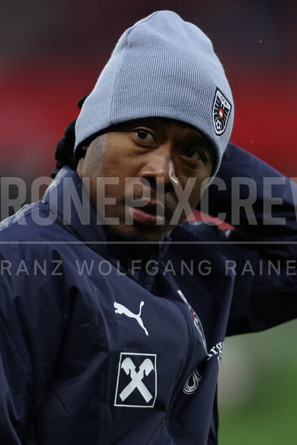 Austria vs Ghana – International Football Match    | VIENNA, AUSTRIA, 27.MAR.26 - SOCCER - OEFB international test match, Austria vs Ghana. The image shows David Alaba (AUT) during warm up.