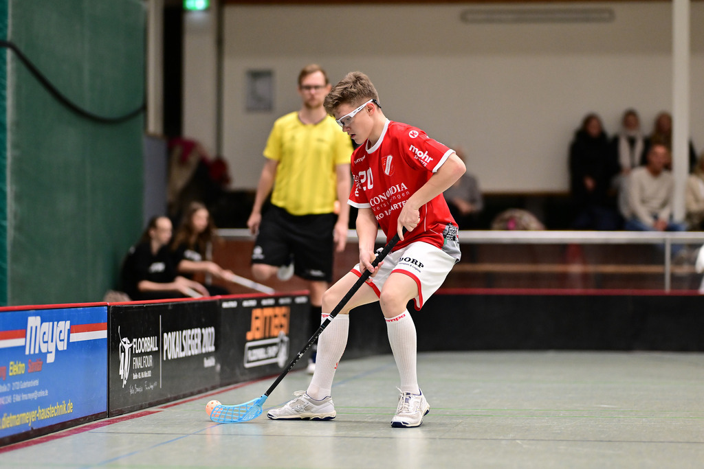 Floorball I Herren I Saison 2024-2025 I 2. FBL Herren Nord-West I 9. Spieltag I MTV Mittelnkirchen - TSV Tollwut Ebersgöns | Der Sportfotograf. - Realisiert mit Pictrs.com
