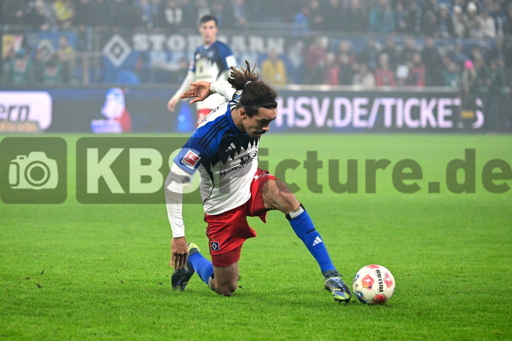 KBS Picture_HSV-WerderBremen_052 | Poulsen Yussuf (HSV) ,Sportplatz :  Volksparkstadion, - Realisiert mit Pictrs.com