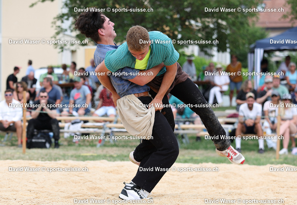 Fankhauser Tom 2006 - Genoud Robin 2007 _ la F_te Romande de Lutte suisse _ Romanel-sur-Lausanne le 16.07.2023 Photos Waser David _ sports-suisse.ch _ (1) | sports-suisse.ch