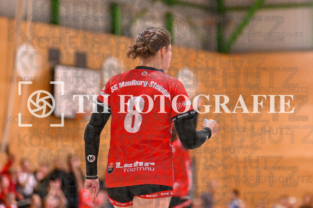 GER, SG Maulburg/Steinen - SV Allensbach 2, Frauen-Handball, Oberliga Suedbaden, 1. Spieltag, Saison 2024/2025, 28.09.2024 | Celina Schick (SG Maulburg/Steinen, #08)GER, SG Maulburg/Steinen - SV Allensbach 2, Frauen-Handball, Oberliga Suedbaden, 1. Spieltag, Saison 2024/2025, 28.09.2024Foto: TH Fotografie/Thomas Hess