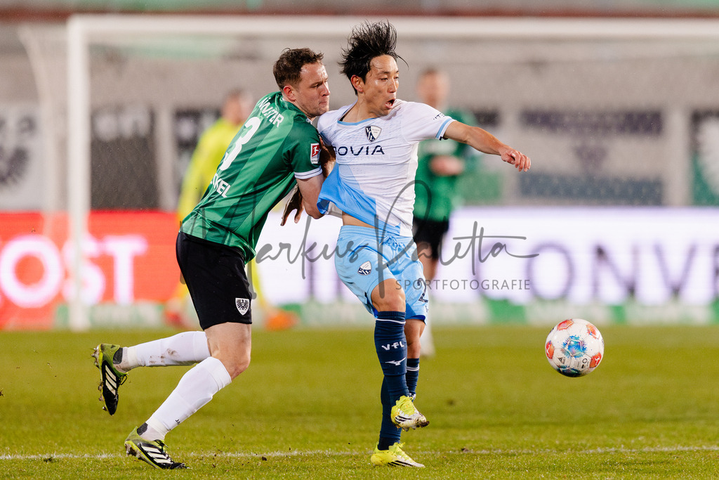 2. Bundesliga, Saison 2025/26, 21. Spieltag: SC Preußen Münster - VfL Bochum | Münster, 06.02.2026: 2. Bundesliga, 21. Spieltag, SC Preußen Münster gegen VfL Bochum im LVM-Preußenstadion in Münster. Foto: sportfotografie.ms | Markus Paletta - Realisiert mit Pictrs.com