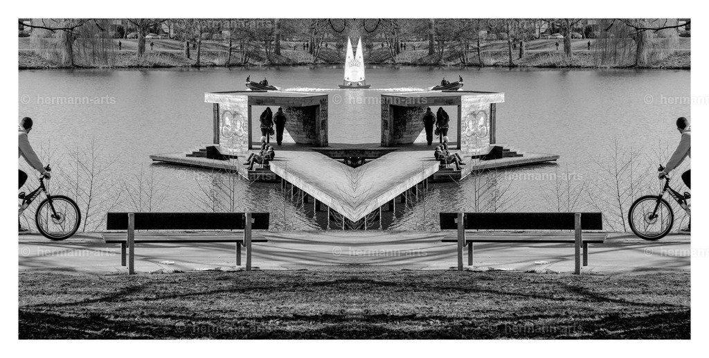 Hermann-Arts_Spiegelbilder_014 | Photo Foto Kunst Art schwarzweiss Bilder Rheine Münster Berlin Blumen 