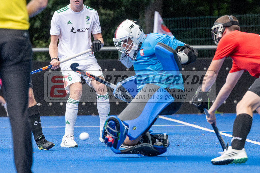 SFE_20230715_0119 | EuroHockey EM U18 Boys Ireland vs Poland am 15.07.2023 in Krefeld (Gerd-Wellen-Hockeyanlage), Photo: Stephan Fehrmann 2023 (Sports-Gallery)