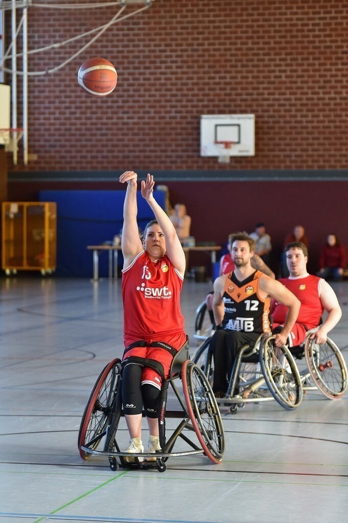 2024-10-26-0320 | RSKV Tuebingen vs. Hannover United 2, Rollstuhlbasketball, 2. Bundesliga Sued, 3. Spieltag, Saison 2024/2025, 26.10.2024, Foto: Ralph Kunze - Realisiert mit Pictrs.com
