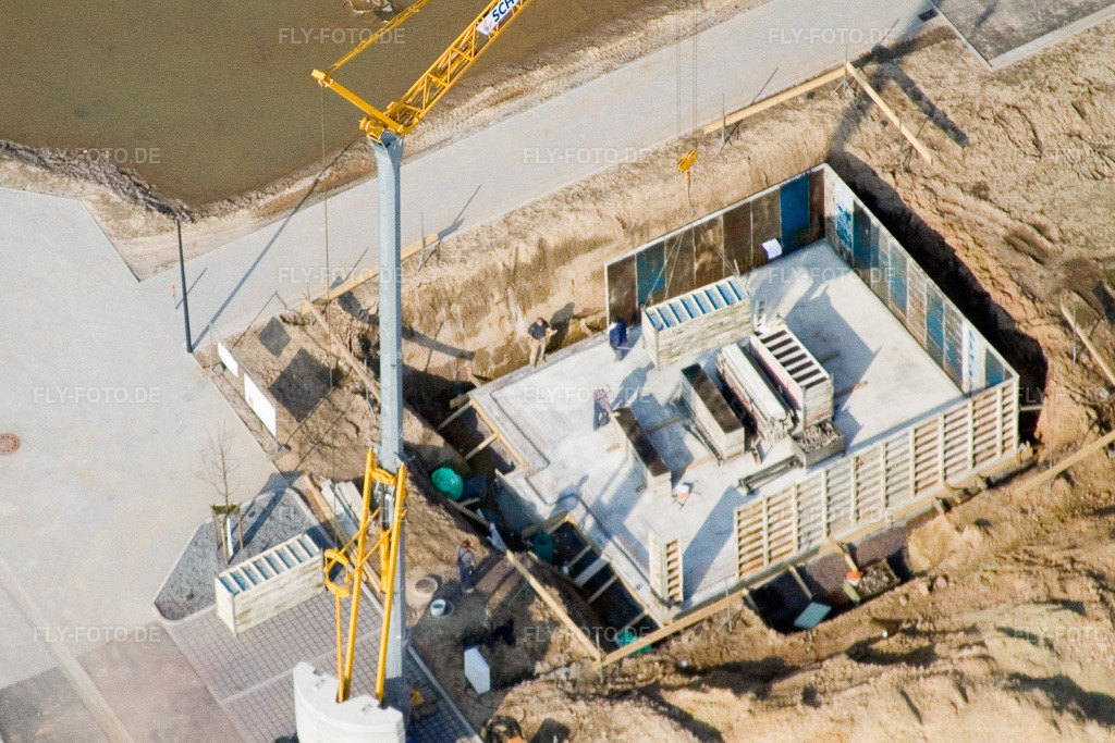 Luftbild: Neubaugebiet Am Höhenweg in Kandel im Bundesland Rheinland-Pfalz in Deutschland. Foto: IMG_5595.jpg vom 15.03.2007 durch Werner Riehm/FLY-FOTO.de