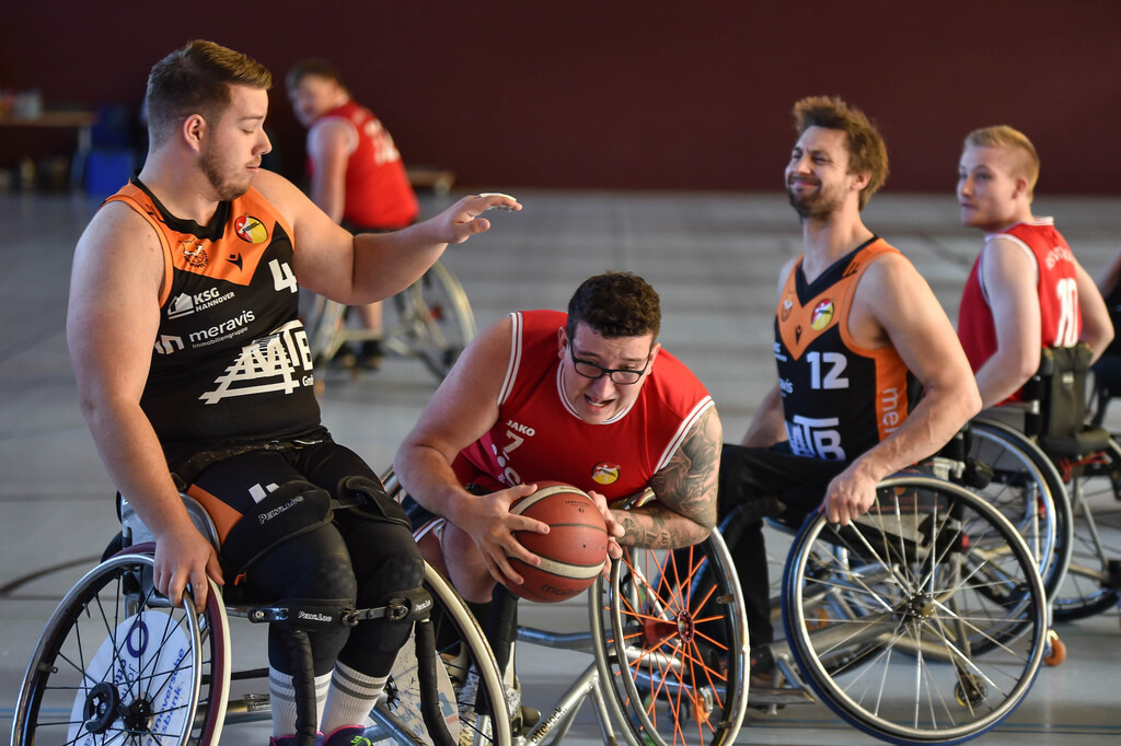 2024-10-26-0180 | RSKV Tuebingen vs. Hannover United 2, Rollstuhlbasketball, 2. Bundesliga Sued, 3. Spieltag, Saison 2024/2025, 26.10.2024, Foto: Ralph Kunze - Realisiert mit Pictrs.com