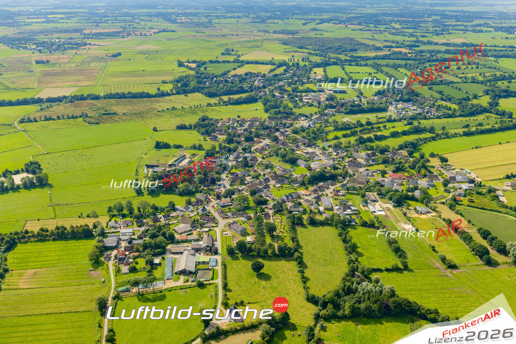 Luftaufnahme der Stadt Delve - Die Luftaufnahme wurde 2025 vom UL-Flugzeug heraus erstellt ( keine Drohne ) - Hochauflösende Luftaufnahme - für professionelle Ausdrucke geeignet. Die Geschenkidee !Hier alle&nbsp;Infos zur Lizenzierung der LuftaufnahmeWir fliegen auch dieses Jahr wieder in Ihre Region um Luftbilder zu erstellen.- Luftbild anfragen