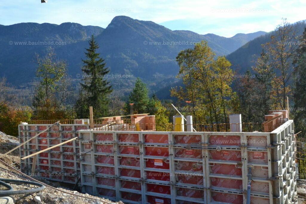 Außenschalung Betonwände | Außenseitige Alu-Systemschalung für Betonwände