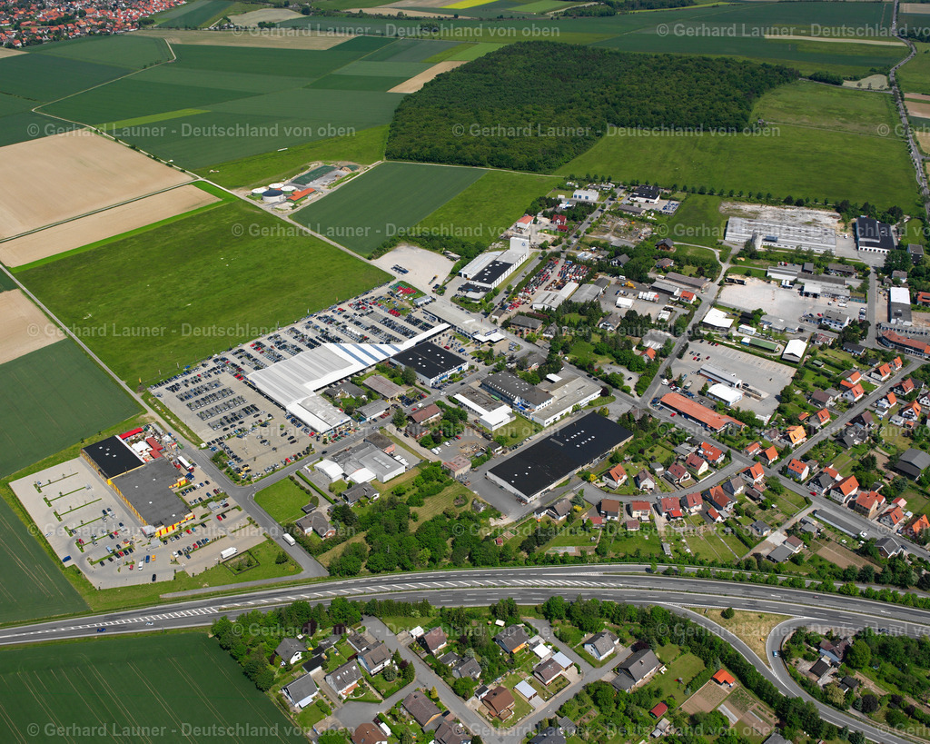 2638350 | JERSTEDT 09.06.2006 Industrie- und Gewerbegebiet  in Jerstedt im Bundesland Niedersachsen, Deutschland // Industrial and commercial area  in Jerstedt in the state Lower Saxony, Germany Foto: Gerhard Launer