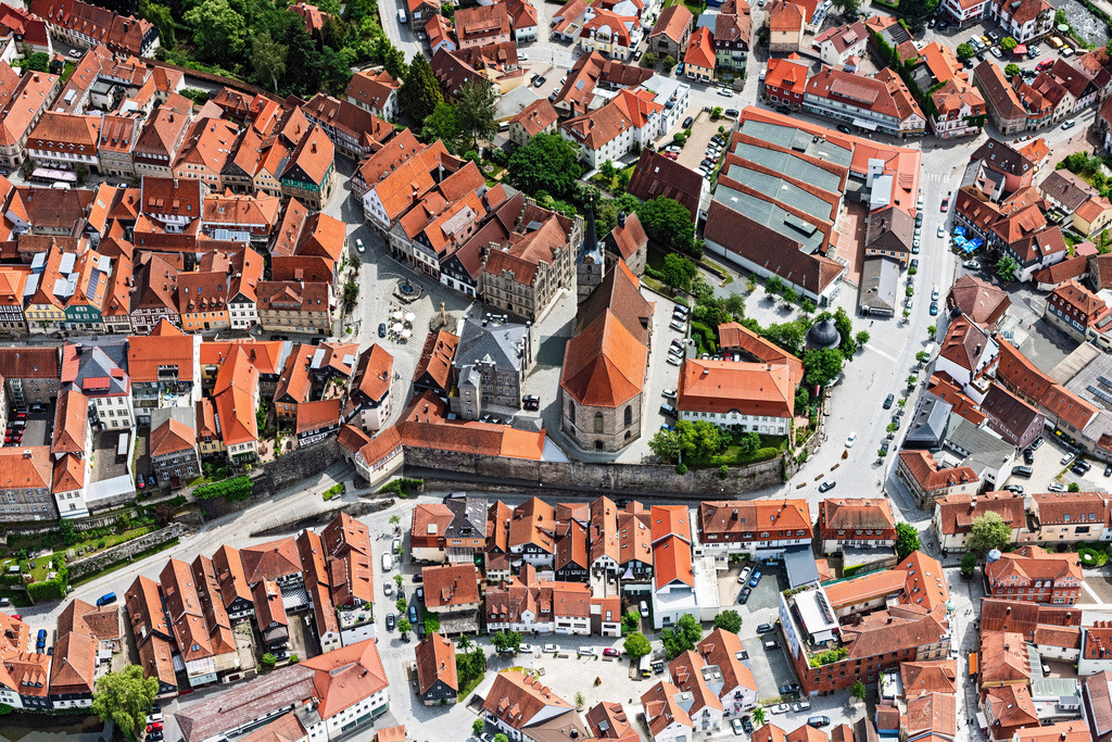 dr__0065552.jpg | KRONACH 15.06.2021 Altstadtbereich und Innenstadtzentrum in Kronach im Bundesland Bayern, Deutschland. // Old Town area and city center in Kronach in the state Bavaria, Germany. Foto: Daniel Reiter