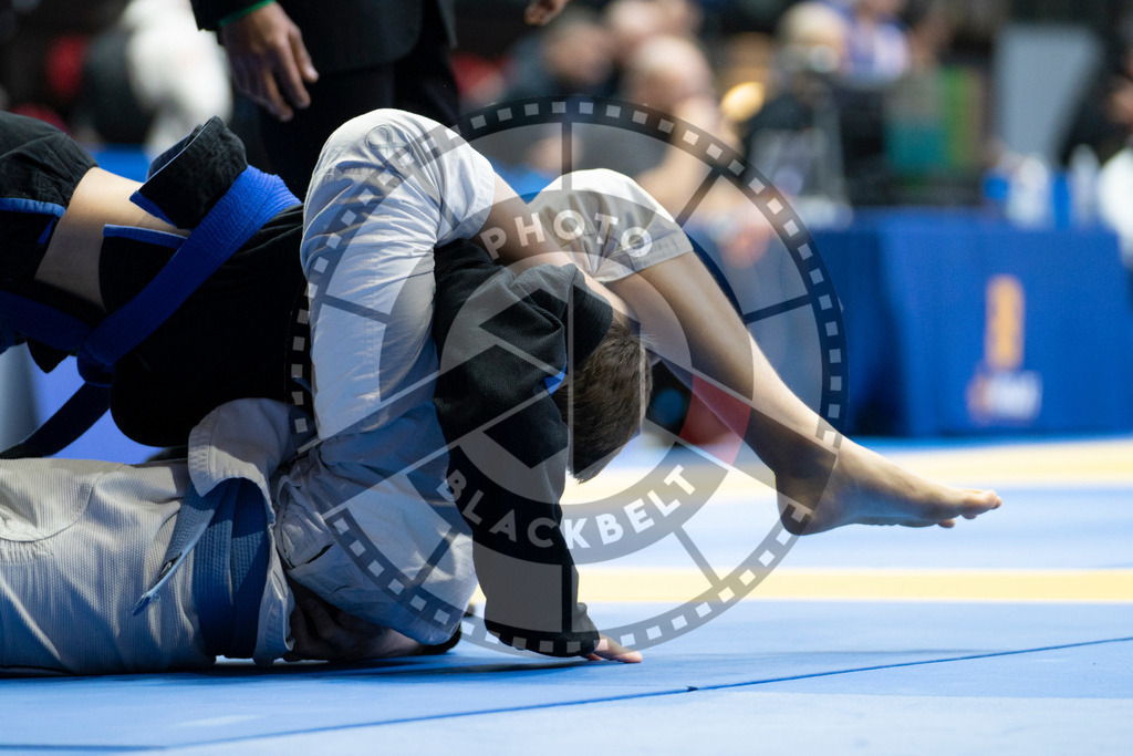 20240119PBB2114 | Fighters compete during the IBJJF European Championship in Paris, France, on January 19, 2024.