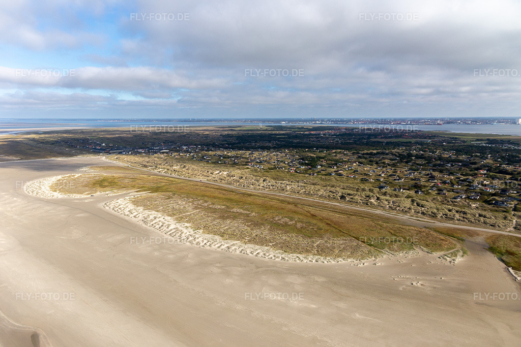 Luftbild: Ortsansicht in Fanø im Bundesland Syddanmark in Dänemark. Foto: IMG_118609.jpg vom 21.09.2019 durch Werner Riehm/FLY-FOTO.de