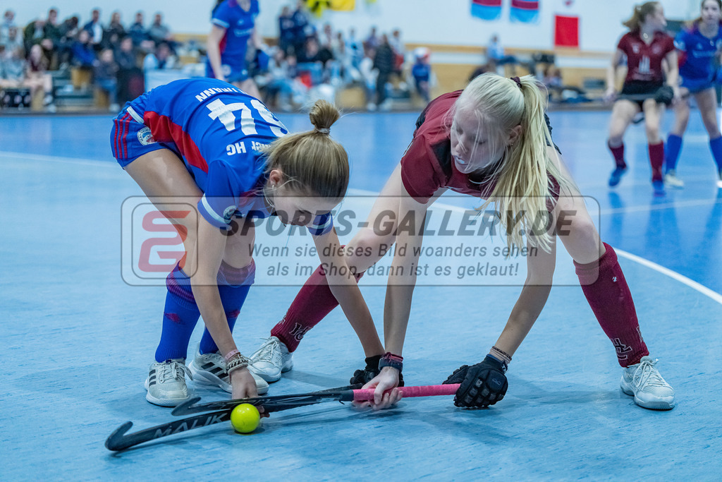 HK_20240303_109020 | Spiel um Platz 7 Deutsche Meisterschaft WU16 am 3.3.2024 Halle DHC, Düsseldorf ,
