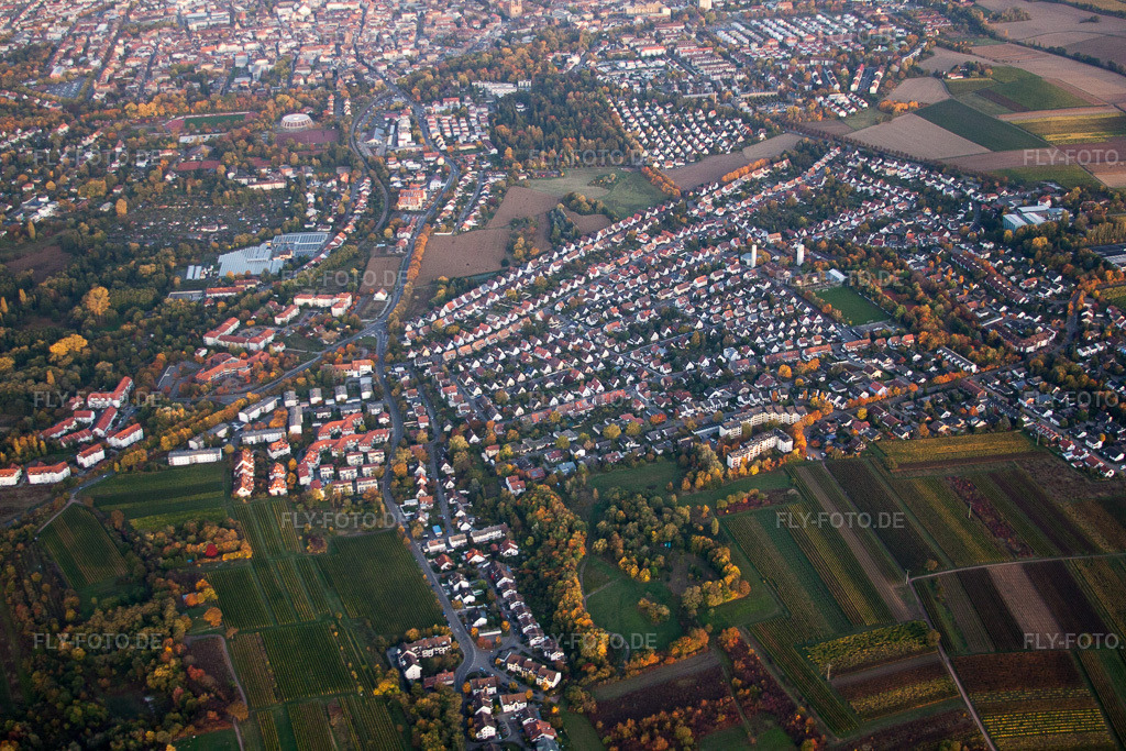 Luftbild: Landau Südwest in Landau in der Pfalz im Bundesland Rheinland-Pfalz in Deutschland. Foto: IMG_54030.jpg vom 20.10.2012 durch Werner Riehm/FLY-FOTO.de
