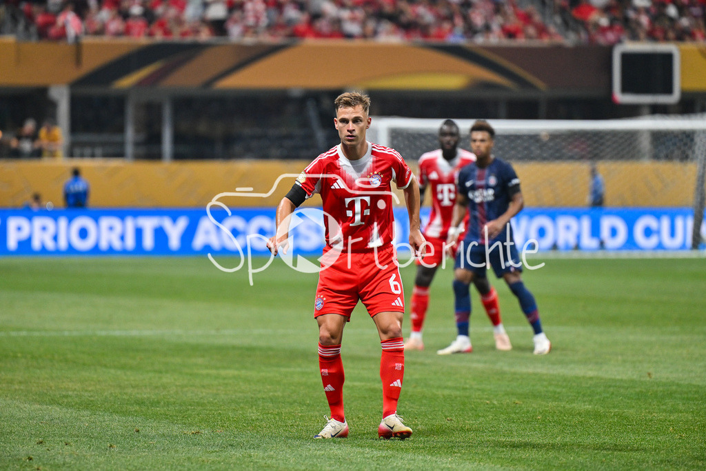 Paris Saint Germain - FC Bayern München | im Bild Joshua KIMMICH (FC Bayern Muenchen 6) / Einzelfoto / Freisteller / FIFA Club World Cup: Paris Saint Germain - FC Bayern Muenchen, Mercedes Benz Stadium am 05.07.2025 / NOT FOR SALE IN USA