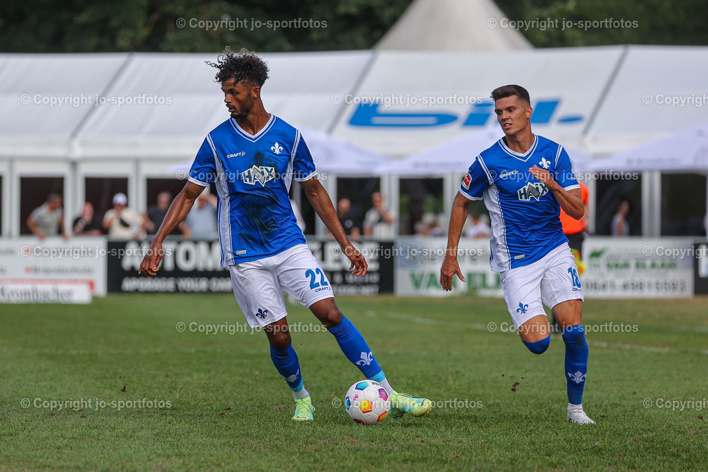 Giessen_Darmstadt (374) | 16.07.2023; Testspiel; Waldstadion Gießen; FC Gießen - SV Darmstadt 98; Ergebnis: 2:0 (0:0)