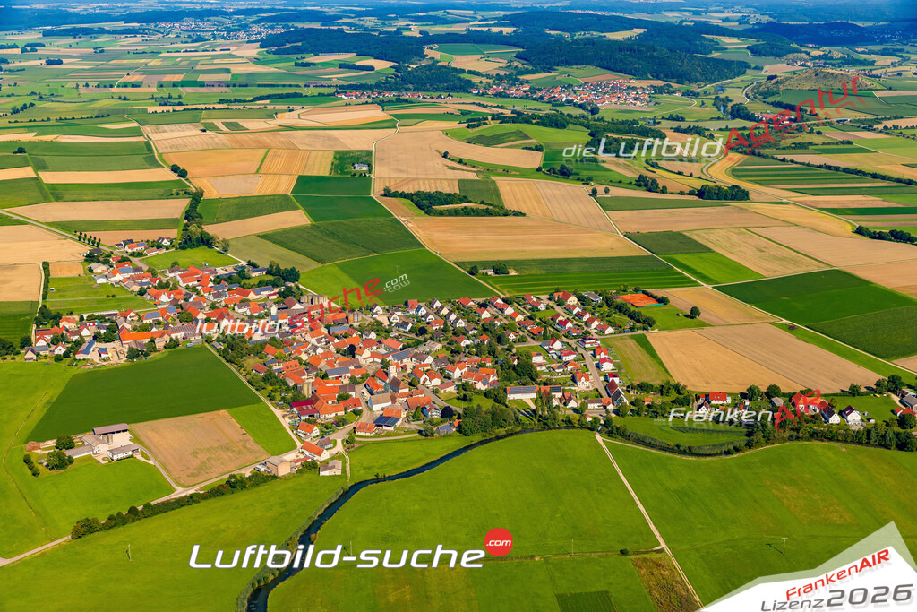 Geschenkidee Appetshofen bei Möttingen -Die Luftbildaufnahme wurde 2025 vom UL-Flugzeug heraus erstellt ( keine Drohne ) - Hochauflösende Luftaufnahme -Nicht vergleichbar mit Google Maps oder Satelittenbilder- Die Geschenkidee !Mit Lizenz und Bildrechte bestellbar