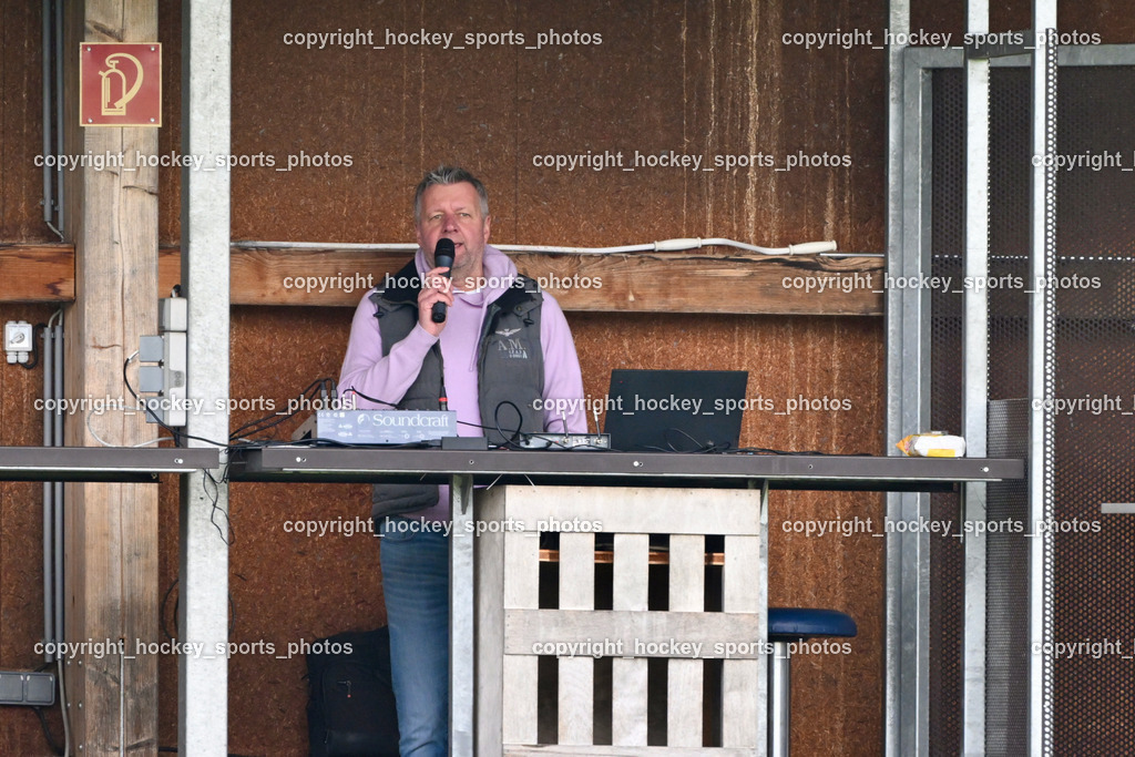 SAK vs. VST Völkermarkt | SAK Platzsprecher, SAK vs. VST Völkermarkt, SAK vs. VST Völkermarkt am 21.03.2026 in Klagenfurt (Sportpark Welzenegg), Austria, (Photo by Bernd Stefan)