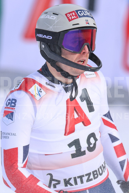 Audi FIS Ski World Cup: Men’s Slalom – Hahnenkamm Race, Kitzbuehel | Kitzbuehel, Austria, 25.Jan.26 - Alpine Skiing - FIS World Cup, Hahnenkamm Race, Slalom, men. The image shows RYDING Dave (GBR, Head).