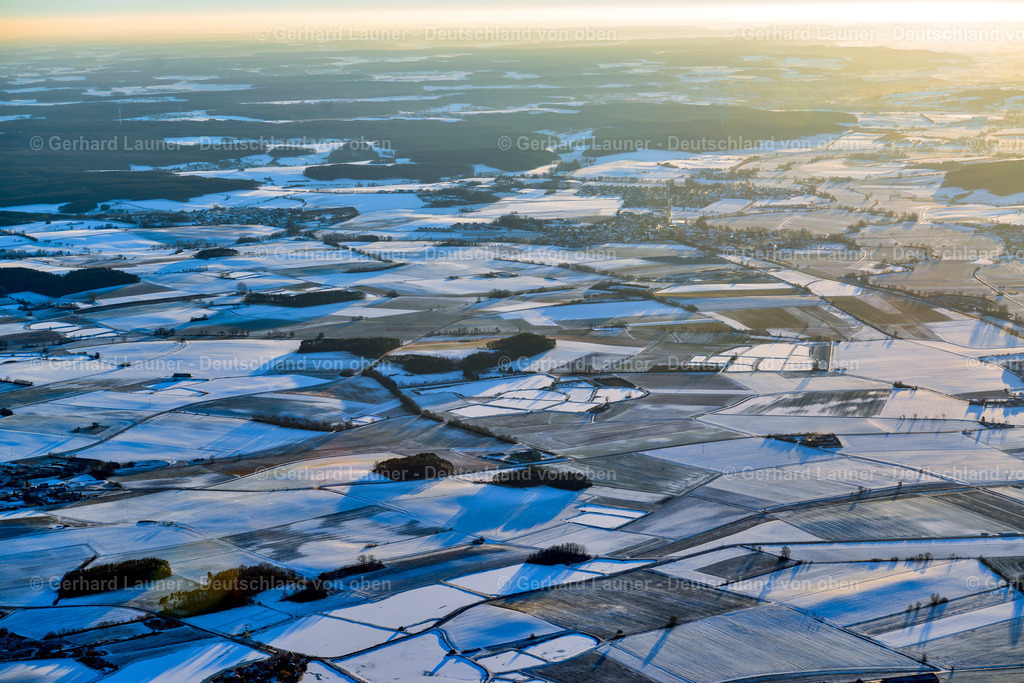 3700235 | Aischgrund,winterliche Fränkische Landschaft bei Dachsbach