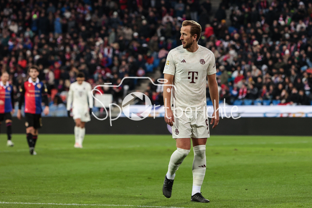 FC Basel - FC Bayern München | Harry KANE (FCB #9) in Aktion / Freisteller / Einzelfoto