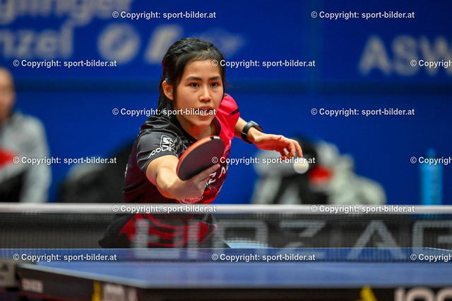 AUT, Tischtennis ETTU Womans Champions League Semi Final 2, Linz AG Froschberg (AUT) vs Etival Clairefontaine (FRA) | 29.01.2023, Sportpark Lissfeld, AUT, Tischtennis ETTU Womans Champions League Quarter Final 2, Linz AG Froschberg (AUT) vs Etival Clairefontaine (FRA), im Bild Suthasini Sawettabut (Froschberg Linz)


// ETTU, Tischtennis Womans Champions League Quarter Final 2 between Linz AG Froschberg (AUT) vs Etival Clairefontaine (FRA) in Linz, Austria on 2023/01/29
